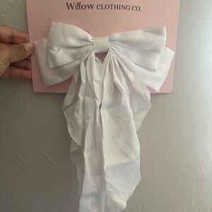 White Bow Accessory